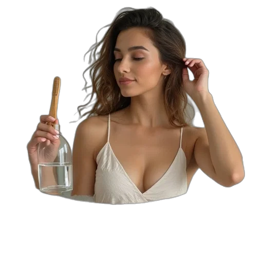 jewelry, staff, hair, hat, concept art, photorealistic, earth tones, woman transparent PNG cut-out