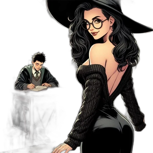 dress, comic book art, cartoon, concept art, fantasy art, fire, underwater, city street transparent PNG cut-out