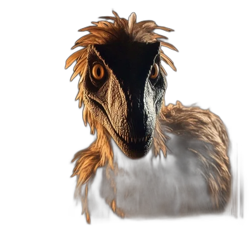 animal, creature, dragon, hair, photorealistic, concept art, 3d render, fantasy art transparent PNG cut-out