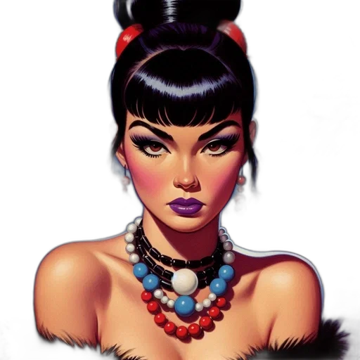 jewelry, crown, face, fantasy art, comic book art, photorealistic, concept art, neon transparent PNG cut-out