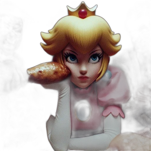 crown, food, face, staff, concept art, 3d render, fantasy art, photorealistic transparent PNG cut-out