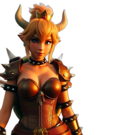 3d render, concept art, fantasy art, elven, woman, armor, poses, amidst transparent PNG cut-out