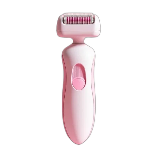 hair, staff, weapon, close-up, image, pink, white, electric transparent PNG cut-out