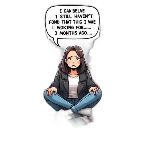jacket, comic book art, cartoon, concept art, pixel art, young, woman, amidst transparent PNG cut-out