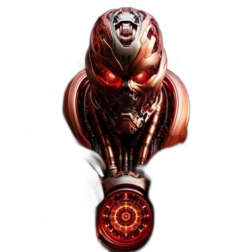 animal, concept art, fantasy art, comic book art, 3d render, elaborate, illuminated, mechanized transparent PNG cut-out