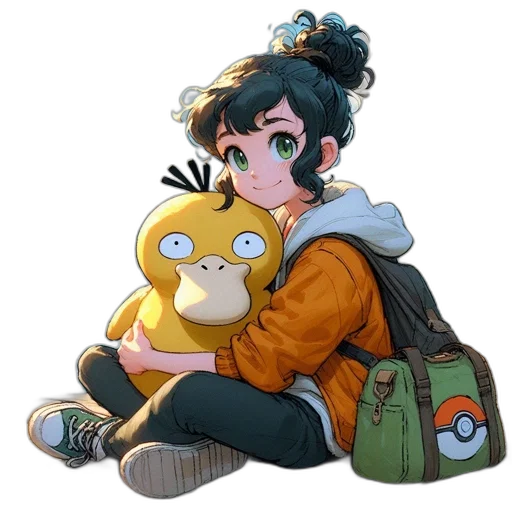 creature, animal, mask, pixel art, anime, concept art, cartoon, golden transparent PNG cut-out