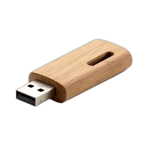 furniture, jewelry, 3d render, wooden, usb, flash, drive, connector transparent PNG cut-out