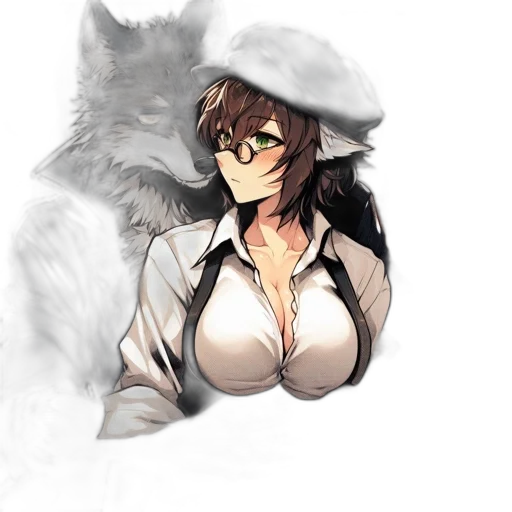 hat, jacket, staff, mask, anime, pixel art, concept art, fantasy art transparent PNG cut-out