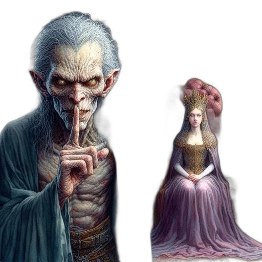creature, concept art, fantasy art, photorealistic, comic book art, grand, chamber, view transparent PNG cut-out