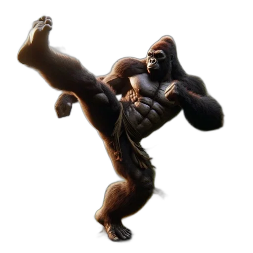 animal, creature, weapon, concept art, 3d render, photorealistic, fantasy art, muscular transparent PNG cut-out