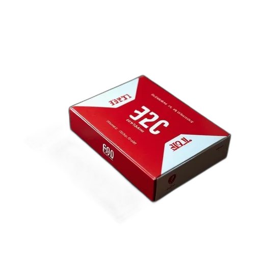 3d render, concept art, red, white, box, word, esv, lying transparent PNG cut-out