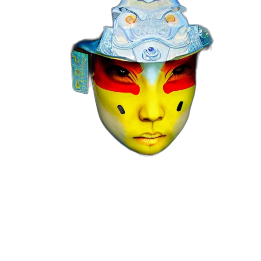 mask, hat, face, dragon transparent PNG cut-out