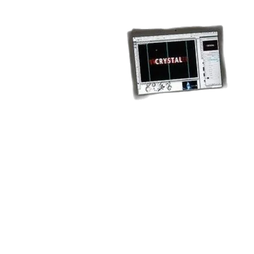 robot, staff, cluttered, desk, laptop, displaying, word, crystal transparent PNG cut-out