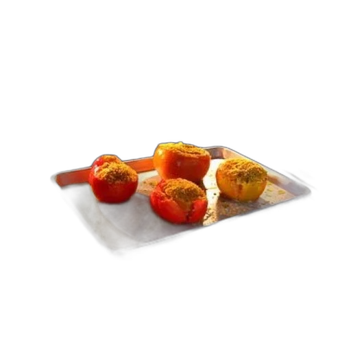 food, flower, crown, weapon, 3d render, photorealistic, concept art, tray transparent PNG cut-out