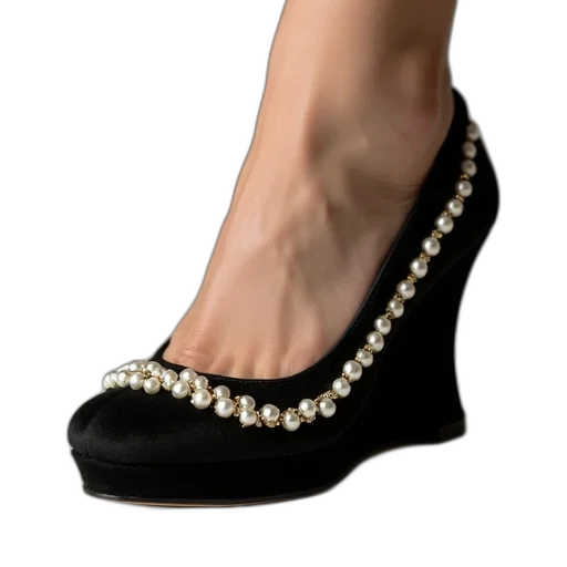 shoes, jewelry, little, black transparent PNG cut-out