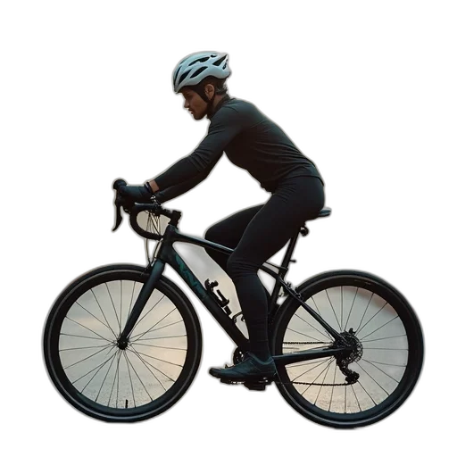 jacket, 3d render, photorealistic, bicycle, wear transparent PNG cut-out