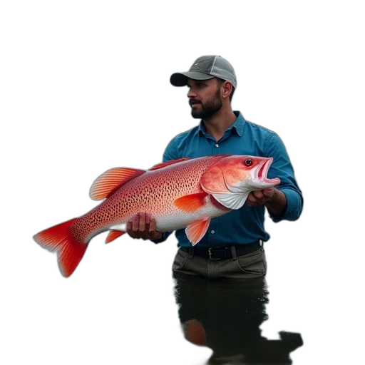 animal, creature, staff, hat, photorealistic, 3d render, oil painting, red transparent PNG cut-out