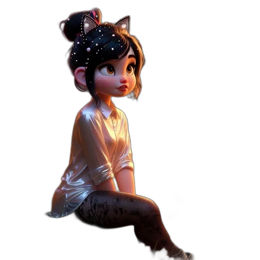 staff, creature, dress, mask, concept art, 3d render, fantasy art, pixel art transparent PNG cut-out