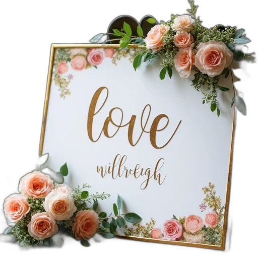 jewelry, earth tones, guest, book, sign, flowers, gold, blush transparent PNG cut-out