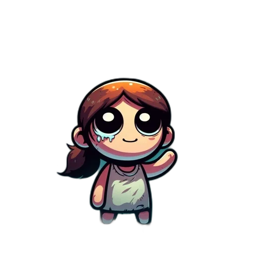 staff, creature, face, pixel art, concept art, cartoon, comic book art, earth tones transparent PNG cut-out