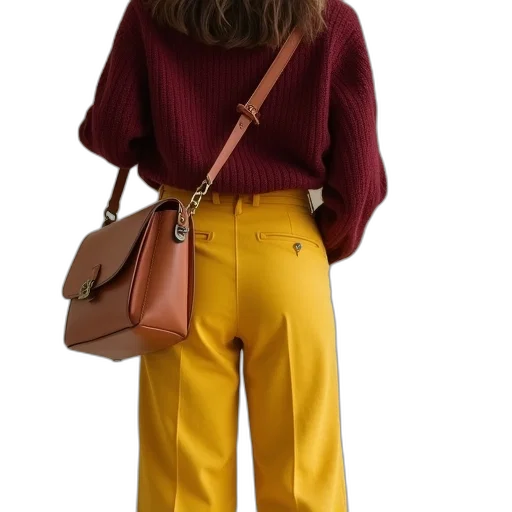 jacket, staff, dress, hair transparent PNG cut-out