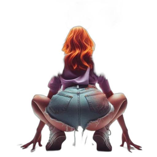 jacket, dress, hair, robot, concept art, comic book art, fantasy art, pixel art transparent PNG cut-out