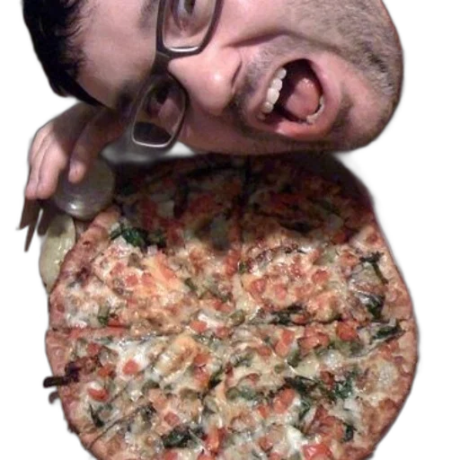 food, face, creature, animal, man, glasses, about, eat transparent PNG cut-out