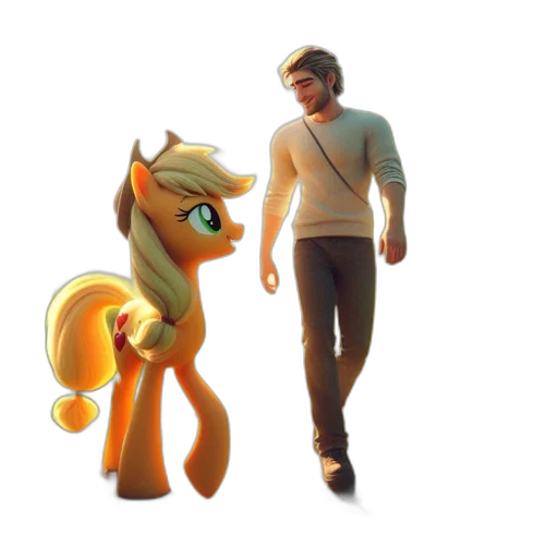 3d render, concept art, fantasy art, cartoon, golden, earth tones, pastel, man transparent PNG cut-out