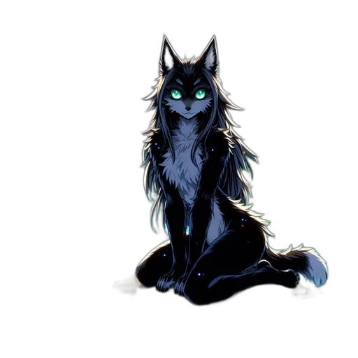 animal, creature, staff, fantasy art, concept art, pixel art, anime, blue transparent PNG cut-out