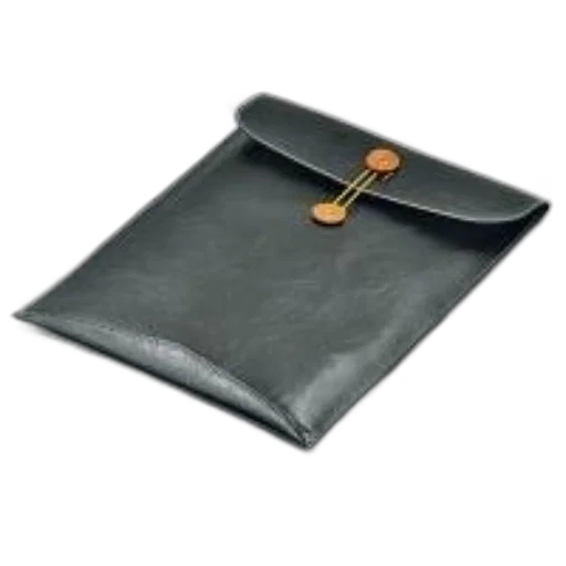 jewelry, staff, black, leather-like, ipad, case, button, closure transparent PNG cut-out