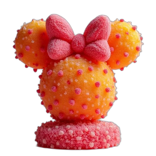 crown, food, hat, 3d render, small, topiary, made, out transparent PNG cut-out