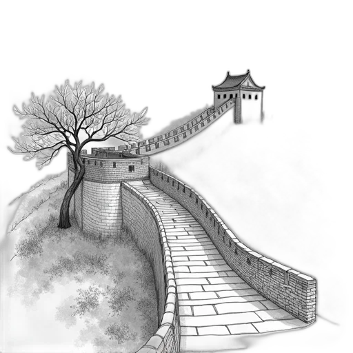 dragon, staff, crown, building, photorealistic, concept art, fantasy art, pencil sketch transparent PNG cut-out