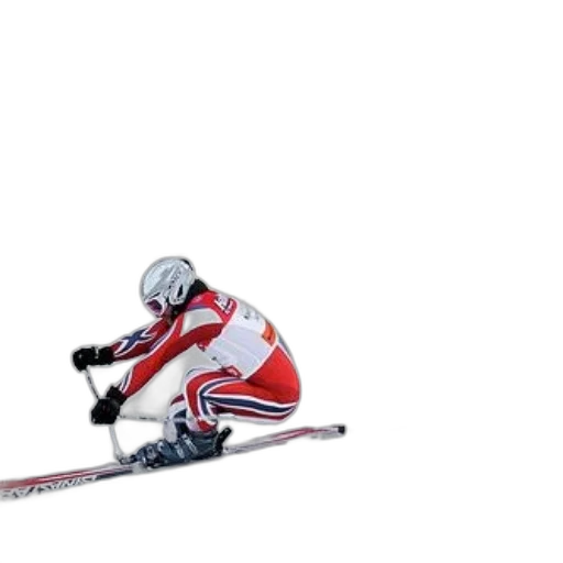 weapon, staff, photorealistic, concept art, 3d render, skier, red, white transparent PNG cut-out