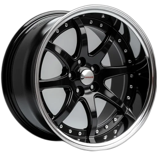 chrome, finish, american, racing, series, wheel, shown, black transparent PNG cut-out