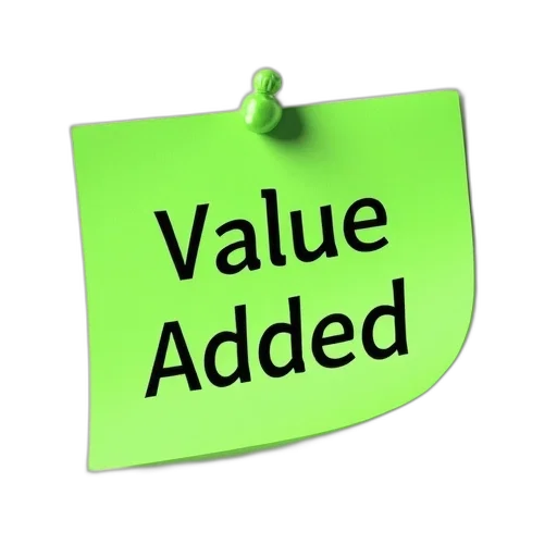 3d render, green, sticky, label transparent PNG cut-out