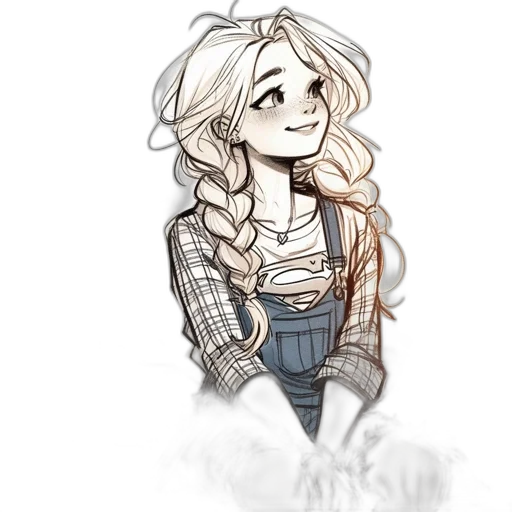 hair, jacket, cartoon, watercolor, concept art, pixel art, pastel, monochrome transparent PNG cut-out