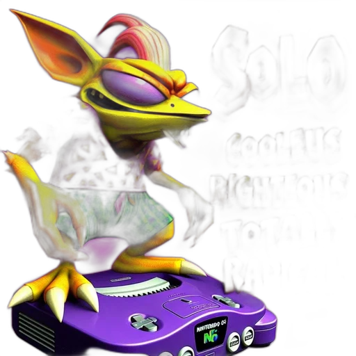 robot, animal, dragon, creature, 3d render, vaporwave, concept art, rendering transparent PNG cut-out