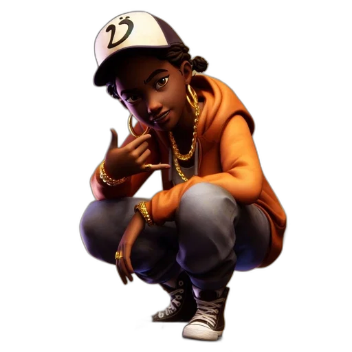 jacket, face, hat, concept art, cartoon, pixel art, photorealistic, animated transparent PNG cut-out