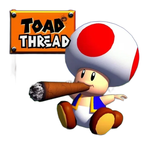 hat, weapon, staff, animal, 3d render, concept art, pixel art, toad transparent PNG cut-out