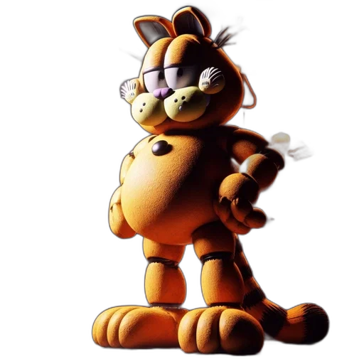 animal, creature, robot, staff, 3d render, concept art, pixel art, cartoon transparent PNG cut-out