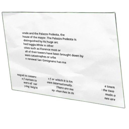 green, text-heavy, image, discussing, preservation, towers, san, gimignano transparent PNG cut-out