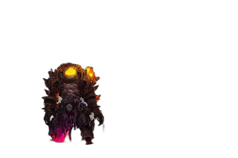 staff, weapon, creature, mask transparent PNG cut-out