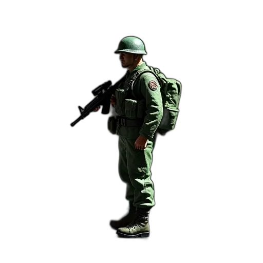 staff, weapon, jacket, robot, 3d render, concept art, pixel art, photorealistic transparent PNG cut-out