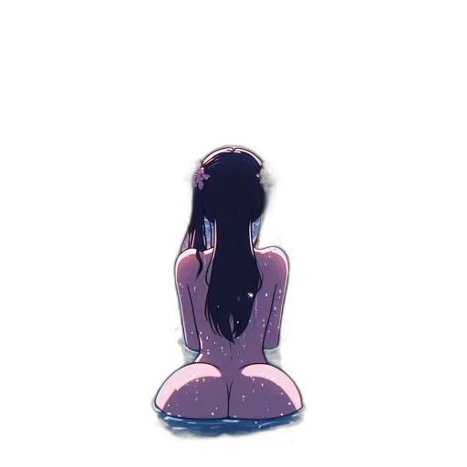 hair, dress, crown, staff, anime, pixel art, concept art, cartoon transparent PNG cut-out