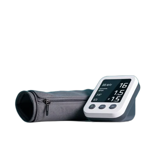staff, modern, digital, blood, pressure, monitor, display, showing transparent PNG cut-out