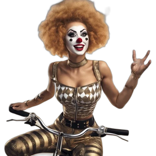 mask, concept art, comic book art, fantasy art, exuberant, woman, enormous, afro transparent PNG cut-out