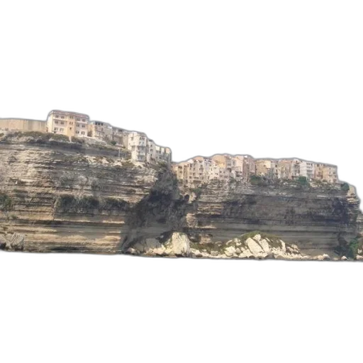 building, crown, photorealistic, coastal, city, built, rocky, cliff transparent PNG cut-out