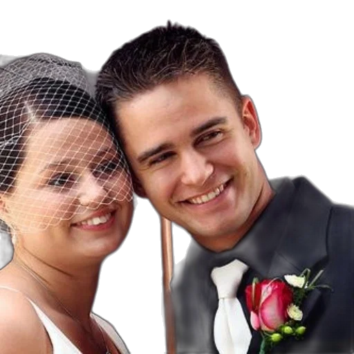 face, jewelry, hat, crown, photorealistic, 3d render, bride, groom transparent PNG cut-out