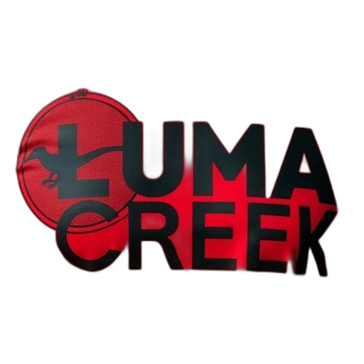 red, t-shirt, text, luma, creek, drama, black, letters transparent PNG cut-out