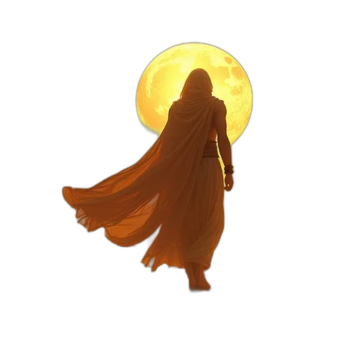 dress, staff, creature, concept art transparent PNG cut-out
